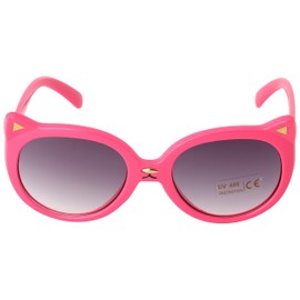 Sheri Mimi 523293031 Sunglasses Kids Sunglasses with Case CAT Ears Neon UV400 Neon Pink One Size, neon pink