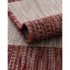 Unique Loom Outdoor Striped Collection Area Rug - Distressed Stripe