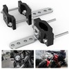 Nilight Motorcycle Light Bar Tube Clamp Bracket Fit from 0.7