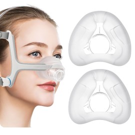 AirFit N20 Replacement Mask Cushion Medium - 2 Packs Optimized Comfort & Secure Seal Nasal Cushions Compatible with Original Frame, Masks Accessories Replacement Supplies(M)