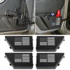 Z8 4 Pack Metal Front and Rear Door Storage Box