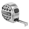 Crosstar 25FT Self-Locking Tape Measure - Stainless Steel, Fractional/Metric Double-Sided