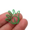 100pcs Paper Clips Innovative Cute Small Palm Shape Reusable Mini