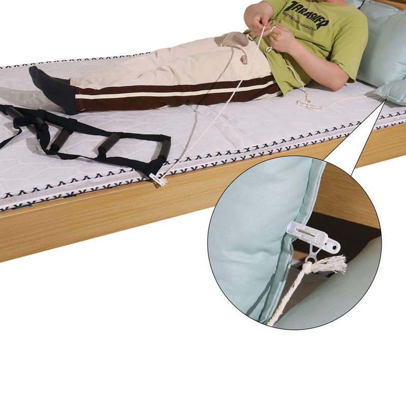 ZUEXT Bed Ladder Assist 160 Inch, Black Pull Up Assist