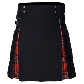 Hybrid Tartan Kilt Royal Stewart 44"