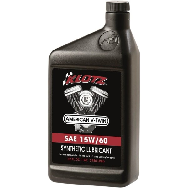 Klotz Oil American V-Twin Victory Synthetic Engine Oil, 15W/60, 32