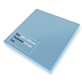 ARCTIC TP-3: Premium Performance Thermal Pad, 100 x 100 x 1.5 mm (Stackable to 2.0 mm Without Performance Loss), 1 Piece - High Performance, Particularly Soft, Ideal Gap Filler, Bridging Gaps