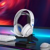 Wired Gaming Headset 2.4G Receiver Bluetooth 4 Modes Adjustable Headband