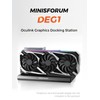 MINISFORUM DEG1 Docking Station,PCIEx16(PCIE4.0x4),with Force Power On, Support ATX/SFX Power