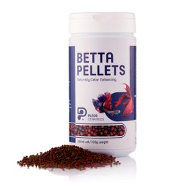 Plecoceramics Betta fish Pellets Extreme color, Complete Nutrition Plus Color Boost, Enhancing Floating Food Betta Fish 100g