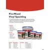 Red Devil 0534 Pre-Mixed Vinyl Spackling, 1 Quart, Pack of