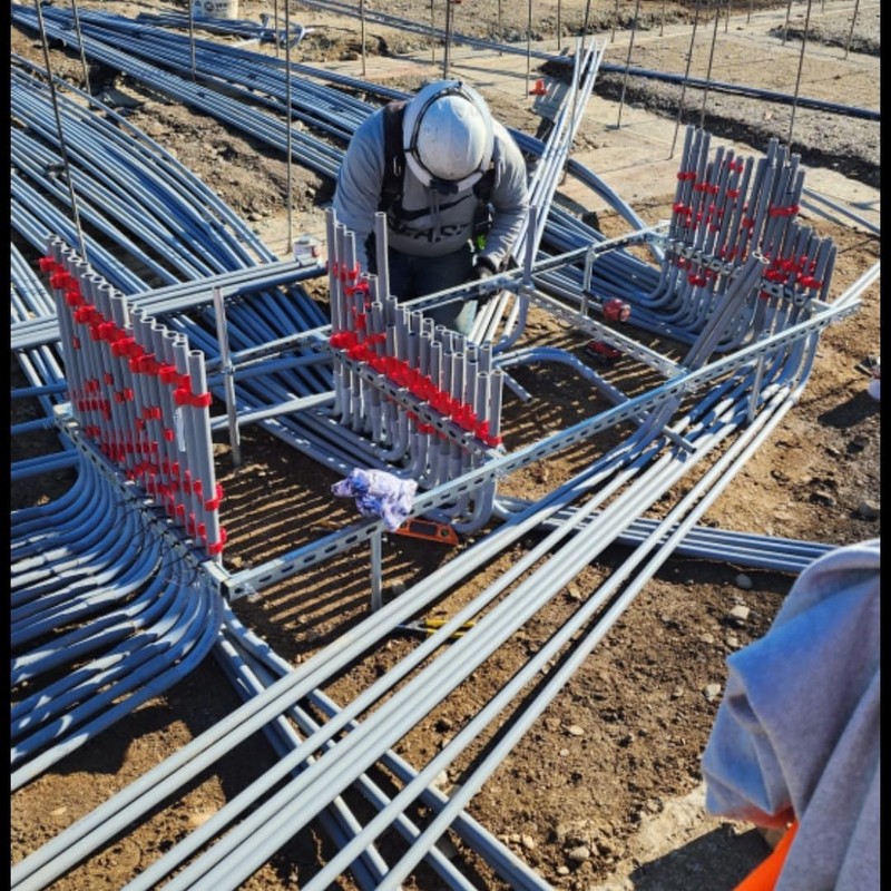 Rack-A-Tiers Slammers Rigid/PVC Conduit Spacer with Support Hole - 50