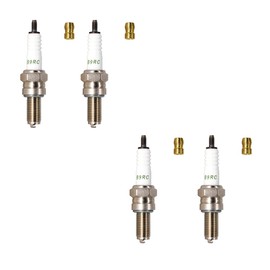 4 PCS TORCH B9RC Spark Plug Replace for N GK CR9E/6263,for Bos ch 0242068500 UR08CC UR2CC, for Cham pion 653 8698 G57C OE092 OE092/T10 RG4HC RG92C, for Den so 5363/IU27 5735/IU01-27 4131/U27ESR-N