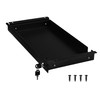 Frassie 17 Inch Under Desk Pull-Out Drawer with Lock Office