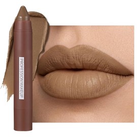 Erinde Lápiz de Labios Mate Velvet, Lápiz Labial Cremoso de Larga Duración