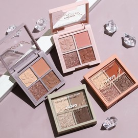 4-Color Eyeshadow Palette Eyeshadow 3 Romantic 3ea