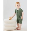JunNeng Baby Boy 2 Pack Rayon of Bamboo Romper Sleeper