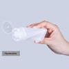 12 Empty Refillable Clear Plastic Tubes for Cosmetics, Soft Tubes