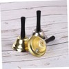 DOITOOL Metal Hand Bell with Handle Sound Musical Percussion Bell