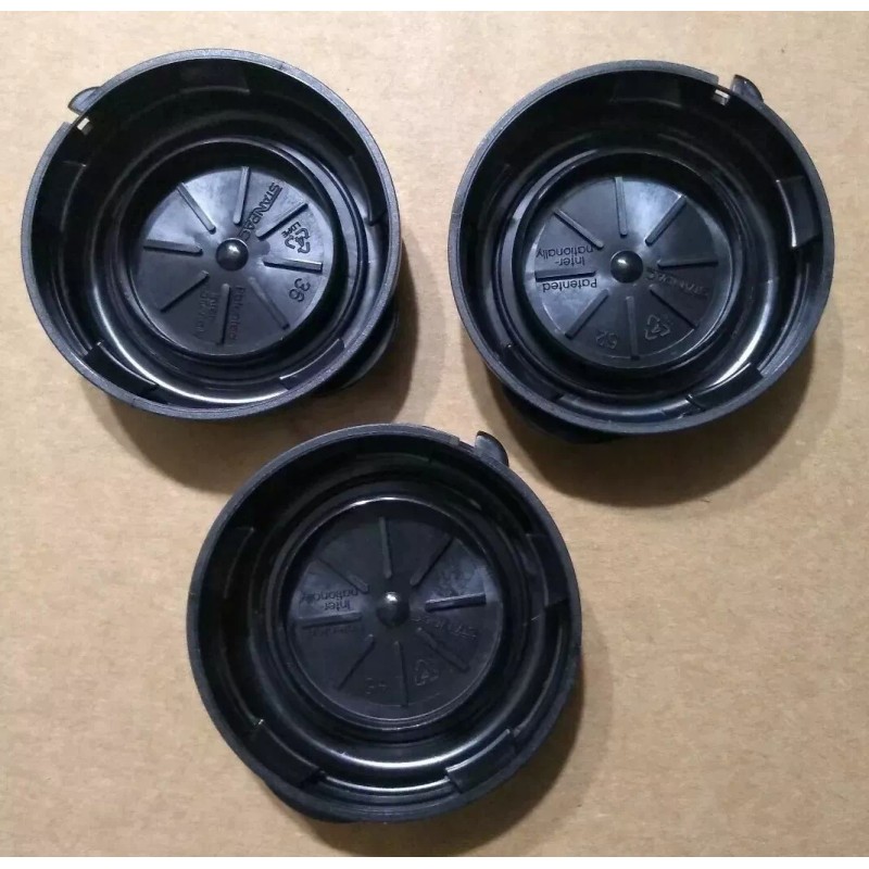 Stanpac Replacement Glass Milk Bottle Lids 48mm Caps for Libbey