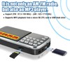BOESPATR Small Radios Portable AM FM,Large Capacity Rechargeable Capacity Battery