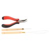 Hair Extension Tool Kit with Silicone Rings Crochet Pulling Hook