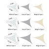 UV Resistant Sun Shade 10 FT Triangle Sail Canopy Garden