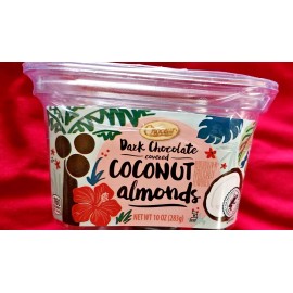 ALDI 2 PACK DARK CHOCOLATE COCONUT ALMONDS