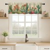 Cactus Succulent Valance Curtains,Rod Pocket Small Valance Window Treatment for