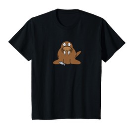 Cute Walrus Tee Shirt Kids 3-12 T-Shirt