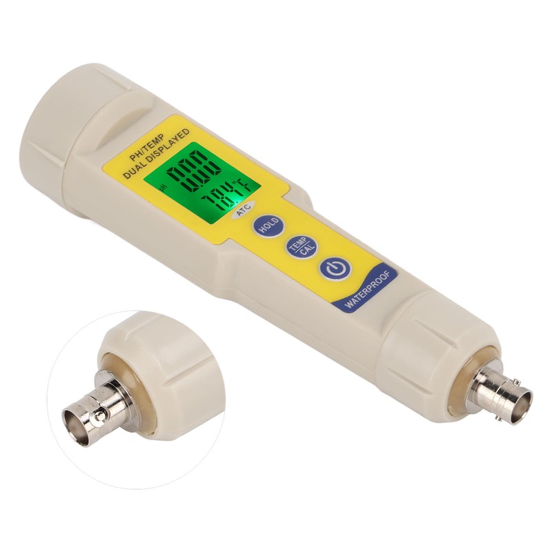 PH‑035HB Waterproof Acidity PH Tester High Accuracy PH Temperature Meter