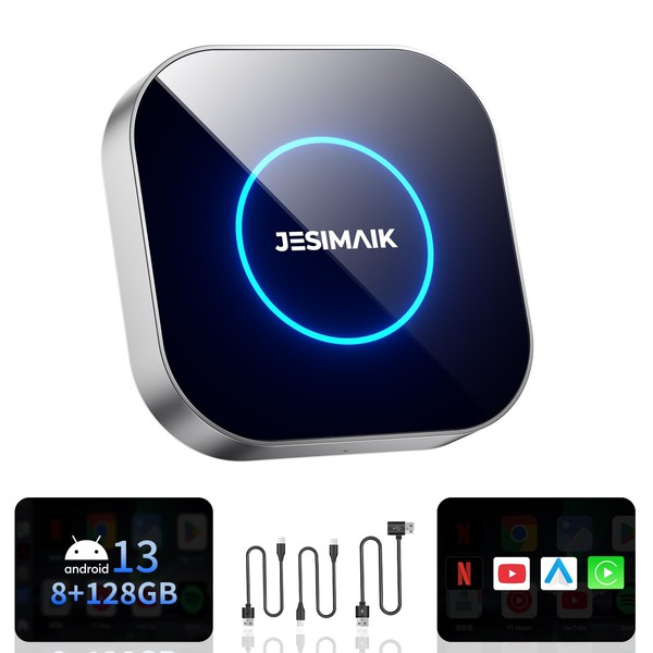 JESIMAIK CarPlay AI Box, UHDlite, Video Viewing in Car, Arbitrarily