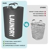 StorageRight 115L Large Laundry Basket, Laundry Hamper, Dirty Clothes Hamper