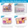 3 Piezas Bandejas Para Cubitos de Hielo,Cubitos Cuadrados de 3