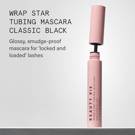 Beauty Pie Máscara De Pestañas Wrap Star Tubing Para Alargar Y Rizar Las Pestañas Con Un Acabado Antimanchas Y Antidescamación(Negro Clásico) Multicol