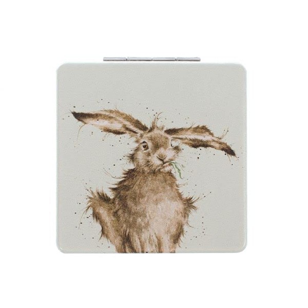 Wrendale Designs Pocket Mirror Rabbit Brained