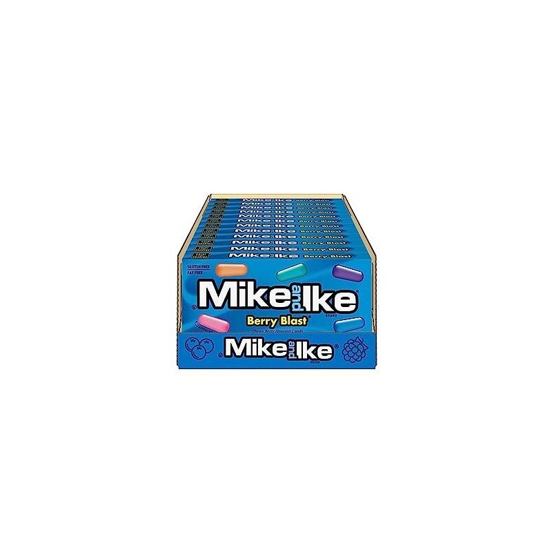 Just Born Mike and Ike Candy, Berry Blast, 4.25oz Theater