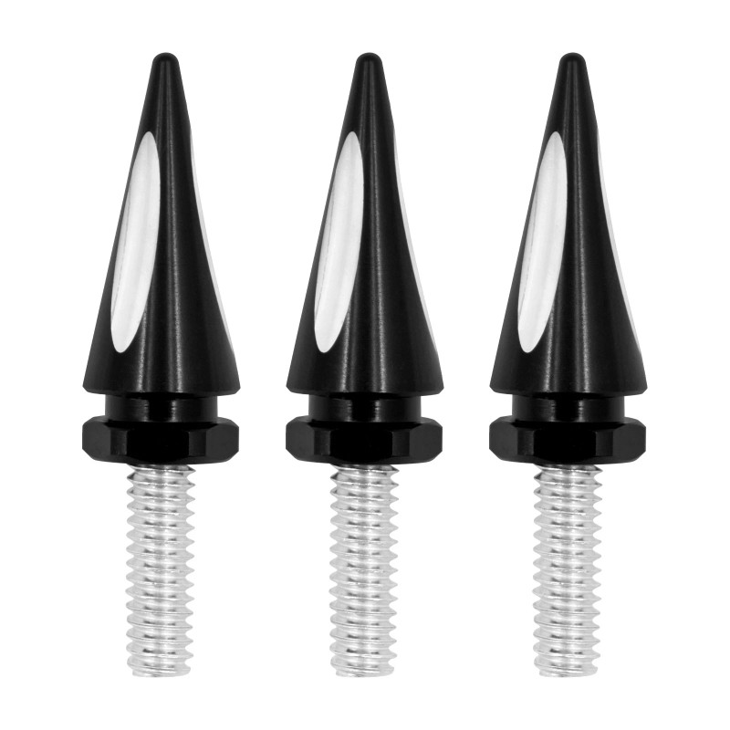 HDBUBALUS Spike Windshield Windscreen Black Screws For Harley Street Electra