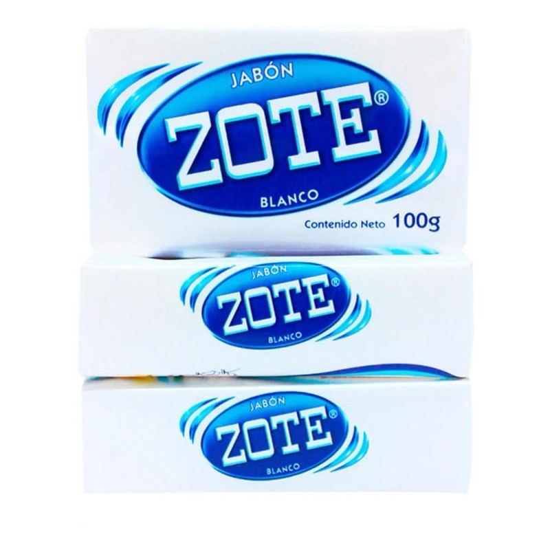 Jabón Lavandería Barra Zote Blanco 100g