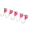 5 Pcs Winter Ice Fishing Jigs Kit for Bass Perch