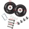 Suitcase Luggage Wheel Replacement Kit Universal Rubber Wheels Swivel Bearing