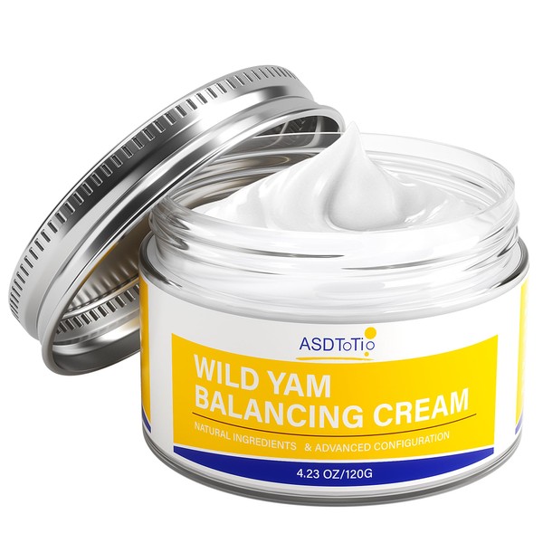 ASDToTio Wild Yam Balancing Cream- Organic Balancing Cream for PMS