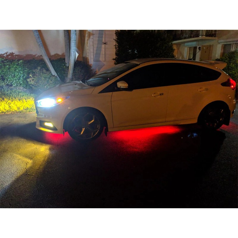 CUSYYRAY RGB LED Car Neon Light Chassis Atmosphere Lamp Kit