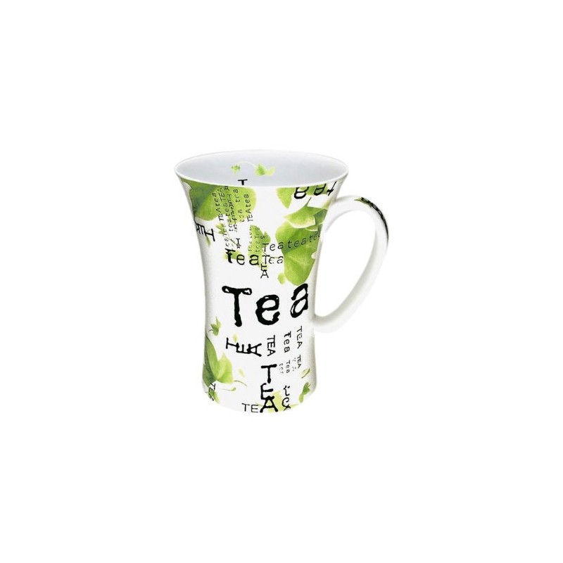 Könitz Mega-Tasse Tea Collage, Porzellan, grün, 11.1x11.1x15 cm