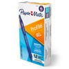 Paper Mate Gel Pen, Profile Retractable Pen, 0.7mm, Blue, 12
