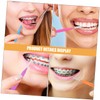 BUGUUYO 2sets 50pcs Interdental Brushes for Ergonomic for Between Gentle