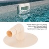Pool Skimmer Vacuum Plate,Leak Proof Effective Ground Pool Vacuum Plate,Easy