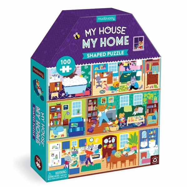 Mud Puppy 100 Piece Puzzle | My House, My Home
