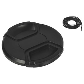 vhbw Lens Cap Compatible with Sony FE 24-70 mm F2.8 GM (SEL2470GM), Camera - Plastic, Black, 82 mm