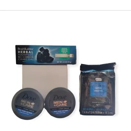 Crema Dove Toallitas Húmedas Y Pasta Dental Pack Para Hombre